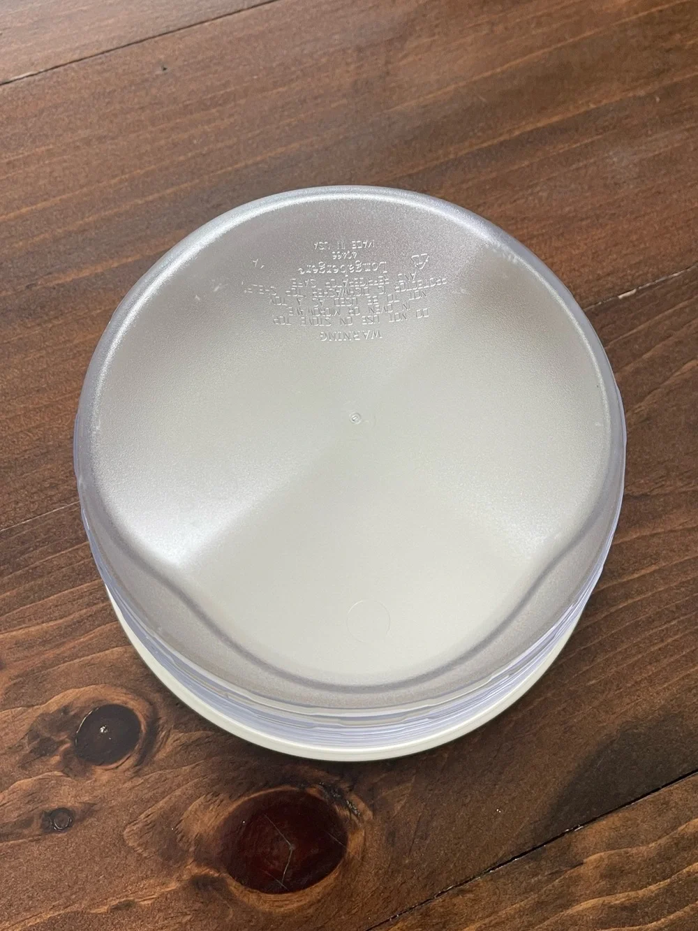 Longaberger Plastic Protector Lid and Container